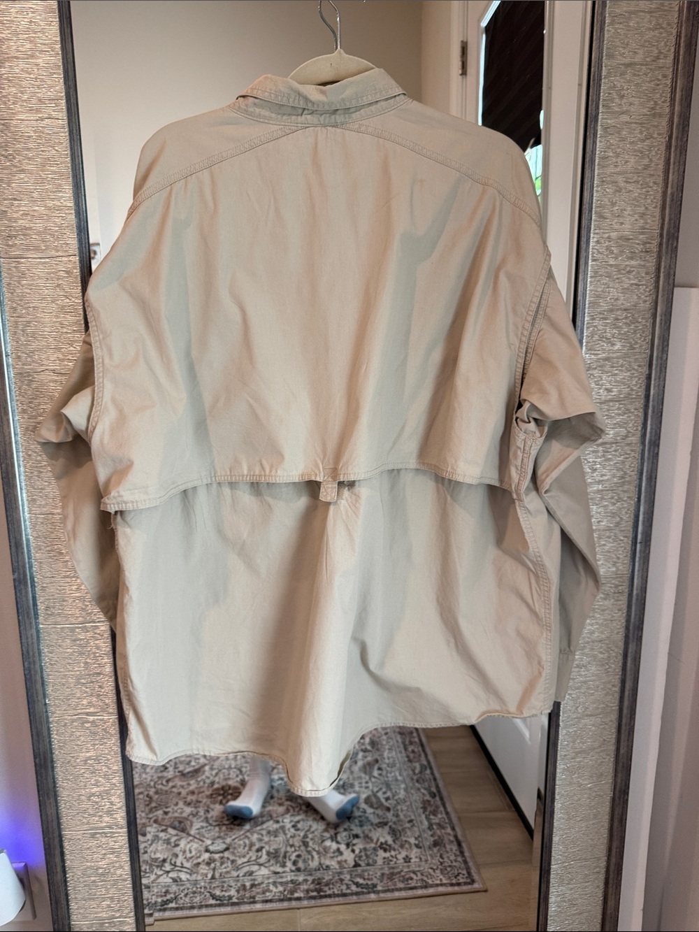 Cabela's Men's Tan Button-Front Utility Shirt XXL - Picture 2 of 7